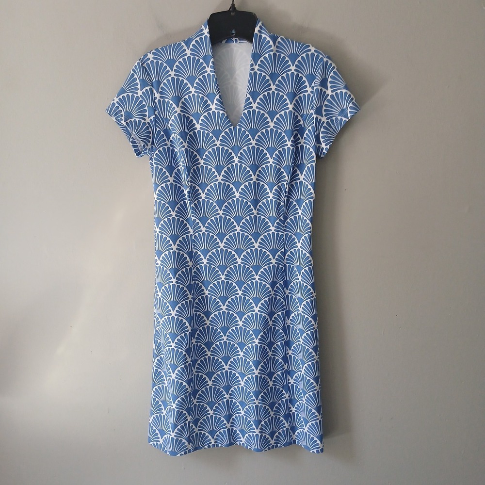 J. Mclaughlin Women's Size XS Ivana Catalina Cloth Knee Length Dress Nautical